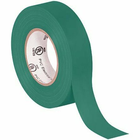 BSC PREFERRED 3/4'' x 20 yds. Green Electrical Tape, 200PK S-6751